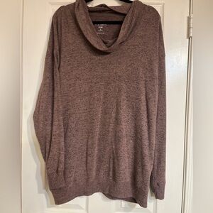 Torrid Super Soft Plush Sweater in Rose/Brown